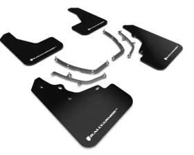 Rally Armor Black Mud Flap With White Logo Mazda 3 GT Sport Hatch 2019-2021