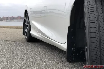 Rally Armor Black UR Mud Flap w/ Blue Logo Honda Civic Si 16-20 - MF50-UR-BLK/BL