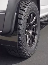 Rally Armor Black UR Mud Flap w/ Silver Logo Ford Raptor 2017-2025                                     - MF53-UR-BLK/SIL - Image 7