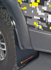 Rally Armor Black UR Mud Flap w/ Silver Logo Ford Raptor 2017-2025                                     - MF53-UR-BLK/SIL - Image 6