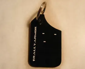 Rally Armor Black Rally Armor Mini UR Rally Mud Flap Keychain