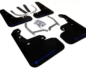 Rally Armor 2017+ Subaru Impreza Black UR Mud Flap w/ Blue Logo
