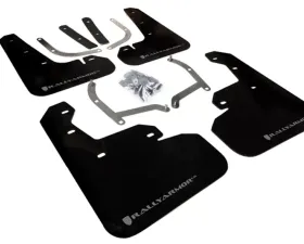 Rally Armor 2017+ Subaru Impreza Black UR Mud Flap w/ Silver Logo