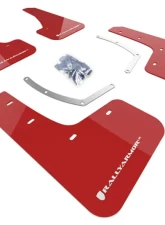 Rally Armor Red UR Mud Flap w/ White Logo Subaru Ascent 18+                                     - MF49-UR-RD/WH - Image 4