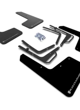 Rally Armor Black UR Mud Flap w/ Silver Logo Ford Raptor 2017-2025                                     - MF53-UR-BLK/SIL - Image 7