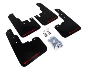 Rally Armor 2016-2017 Toyota Rav4 Black UR Mud Flap w/ Red Logo