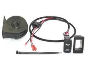 XTC Power Products Plug and Play Horn Kit with Laser Engraved Rocker Switch Blue LED Polaris RZR XP 900 | 1000 2014-2018