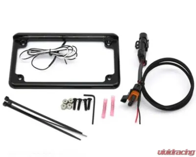 XTC Power Products Plug and Play Power Adapter with 6" 6 LED License Plate Frame Polaris RZR XP 1000 2014-2018 - LF-6BK-15RZR