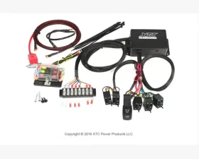 XTC Power Products Power Control System with Strobe - Plug & Play Six Circuit Wire Harness with Strobe Polaris RZR 2011-2018