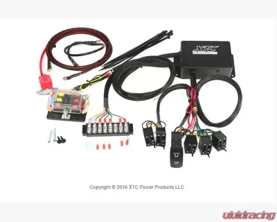 XTC Power Products Power Control System with Strobe - Plug & Play Six Circuit Wire Harness with Strobe Polaris RZR 2011-2018 - PCS-72S-NS