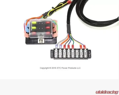 XTC Power Products Power Control System with Strobe - Plug & Play Six Circuit Wire Harness with Strobe Polaris RZR 2011-2018 - PCS-72S-NS