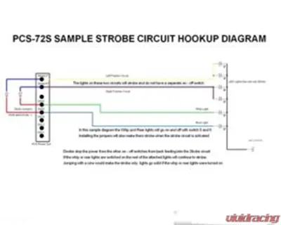 XTC Power Products Diode 5 Amp Wired with Spade Connectors For PCS-72S Strobe - PCS-DIODE-W