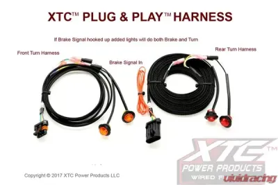 XTC Power Products Universal Plug & Play Turn Signal System with Horn - TSS-UNI