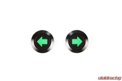 XTC Power Products Turn Signal Dash Indicators - LED Green Arrows Left and Right - TSS-IND-LR
