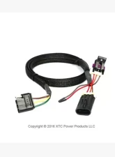XTC Power Products Universal Plug & Play 3 Pin OEM Harness to 4 Pin Flat Trailer Connector                                     - UNI-3PIN-TRAOUT - Image 3