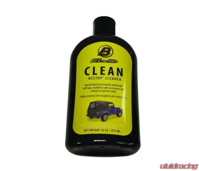 Bestop Fabric Cleaner For Stained And Soiled Soft Tops/Seats 16oz Bottle Retail Packaged - 11201-00