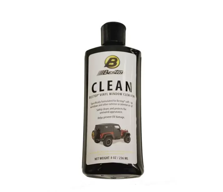 Bestop Vinyl Window Cleaner To Clean And Protect Soft Top Windows 8oz Bottle Retail Packaged - 11203-00