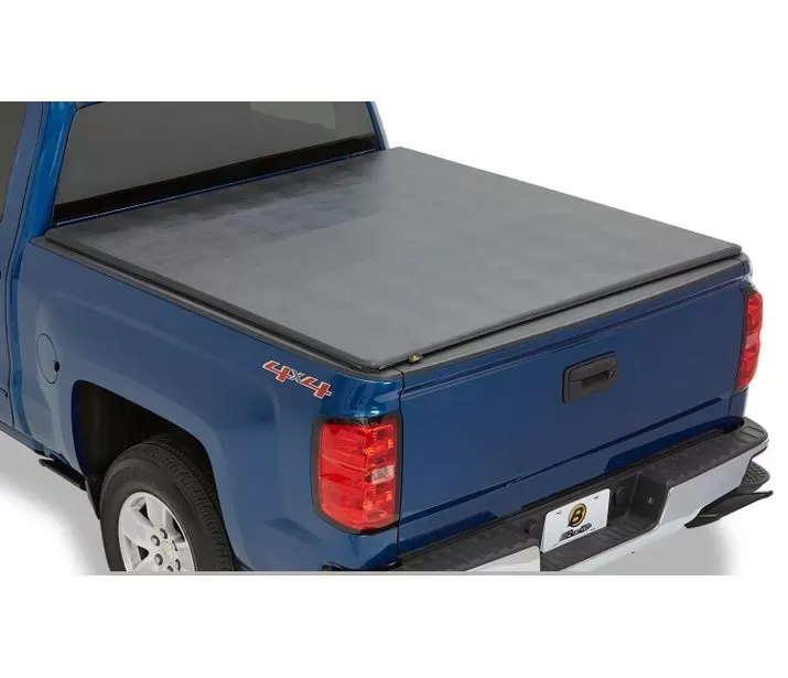 Bestop Black EZ-Fold Soft Tri-Fold Tonneau Cover Chevrolet Silverado | GMC Sierra 6.5 Ft. Bed w/o Bed Management System 2007-2014 - 16211-01