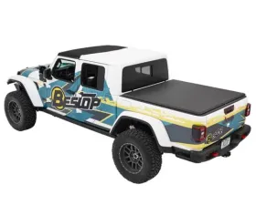 Bestop Black Diamond EZ-Roll Soft Tonneau Cover Jeep Gladiator 5 Ft. Bed 2020