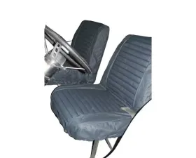 Bestop Black Denim Front Lowback Buckets Seat Covers Jeep CJ-5 | CJ-7 1965-1980