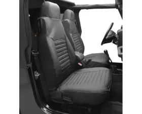 Bestop Black Diamond Front Highback Buckets Seat Covers Jeep Wrangler TJ 2003-2006