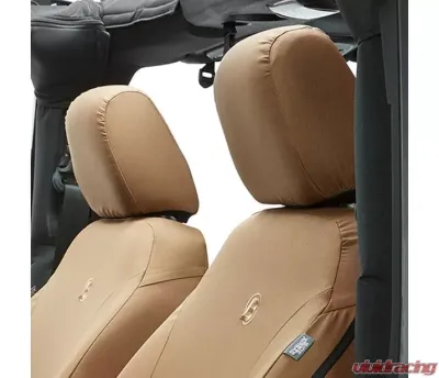 Bestop Tan Front Buckets Seat Covers Jeep Wrangler JK 2007-2012 - 29280-04