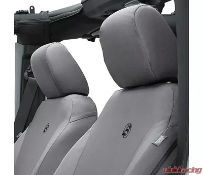 Bestop Black Diamond Front Buckets Seat Covers Jeep Wrangler JK 2007-2012 - 29280-09