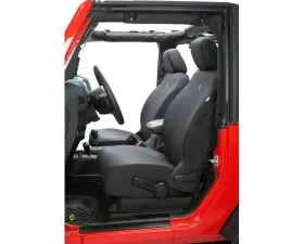 Bestop Black Diamond Front Buckets Seat Covers Jeep Wrangler JK 2007-2012