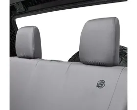 Bestop Charcoal Rear Bench Seat Covers Jeep Wrangler JK 4-Door 2008-2012