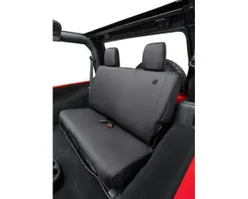 Bestop Black Diamond Rear Bench Seat Covers Jeep Wrangler JK 4-Door 2008-2012