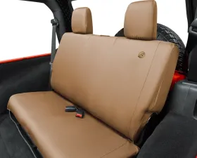 Bestop Tan Rear Bench Seat Covers Jeep Wrangler JK 2-Door 2007-2018