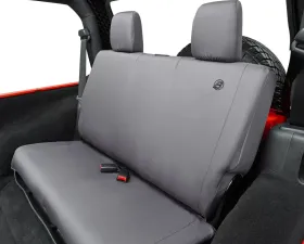 Bestop Charcoal Rear Bench Seat Covers Jeep Wrangler JK 2-Door 2007-2018