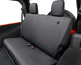 Bestop Black Diamond Rear Bench Seat Covers Jeep Wrangler JK 2-Door 2007-2018