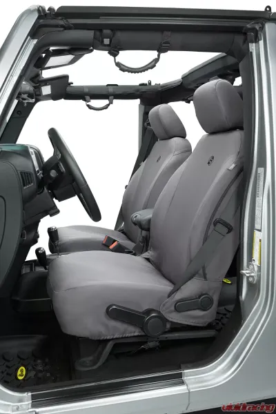 Bestop Charcoal Front Buckets Seat Covers Jeep Wrangler JK 2013-2018 - 29283-09