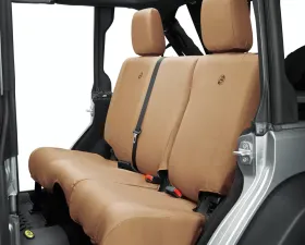 Bestop Tan Rear Bench Seat Covers Jeep Wrangler JK 4-Door 2007, 2013-2018