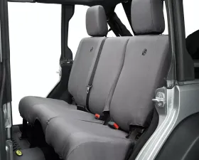 Bestop Charcoal Rear Bench Seat Covers Jeep Wrangler JK 4-Door 2007, 2013-2018