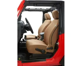 Bestop Tan Front Highback Buckets Seat Covers Jeep Gladiator | Wrangler JL 4-Door 2018-2021