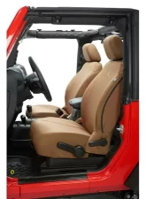 Bestop Tan Front Highback Buckets Seat Covers Jeep Gladiator | Wrangler JL 4-Door 2018-2021                                     - 29290-04 - Image 3