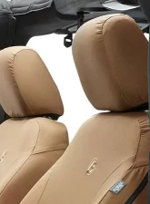 Bestop Tan Front Highback Buckets Seat Covers Jeep Gladiator | Wrangler JL 4-Door 2018-2021                                     - 29290-04 - Image 3