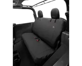 Bestop Black Diamond Rear Bench Seat Covers Jeep Wrangler JL 2-Door 2018-2021