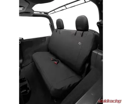 Bestop Black Diamond Rear Bench Seat Covers Jeep Wrangler JL 2-Door 2018-2021 - 29292-35
