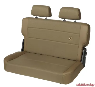 Bestop Fabric Spice Trailmax II Fold-N-Tumble Rear Bench Seat Jeep CJ-5 | CJ-7 | Wrangler YJ 1955-1995 - 39441-37