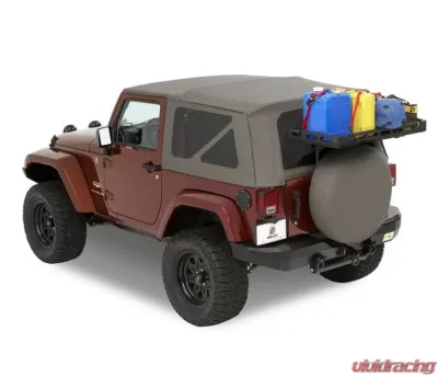 Bestop HighRock 4x4 Tailgate Rack Bracket Kit Jeep Wrangler 2007-2018 - 41412-01