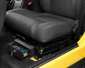Bestop Driver Side Underseat Lock Box Jeep Wrangler 1997-2006