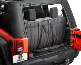 Bestop Black Window Storage Bag Jeep Wrangler 2007-2018