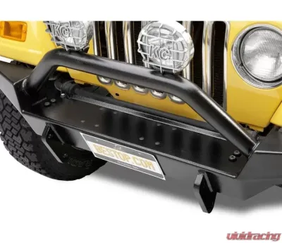 Bestop Satin Black HighRock 4x4 Front Bumper Jeep Wrangler 1997-2006 - 42901-01