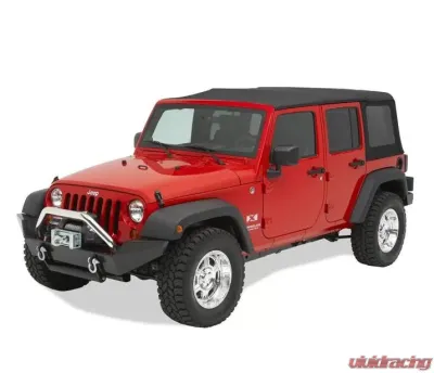 Bestop Satin Black HighRock 4x4 Front Bumper Jeep Wrangler | Gladiator 2007-2020 - 42910-01