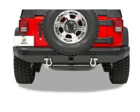 Bestop Satin Black HighRock 4x4 Rear Bumper Jeep Wrangler 2007-2018