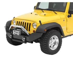 Bestop Stainless Steel HighRock 4x4 Bumper Grill Guard Jeep Wrangler 2007-2018