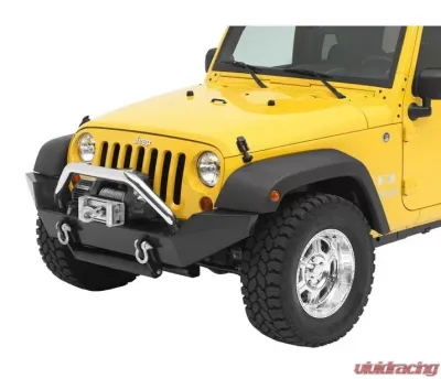 Bestop Stainless Steel HighRock 4x4 Bumper Grill Guard Jeep Wrangler 2007-2018 - 42915-00